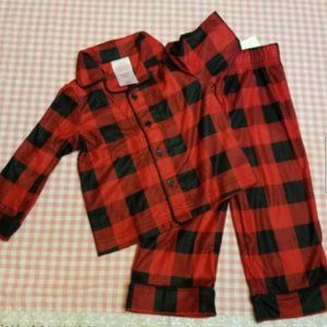 *Sale Wondershop Plaid Pajamas 2 Piece Size 18 M
